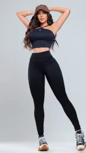 Conjunto Feminino Charm Cropped e Legging