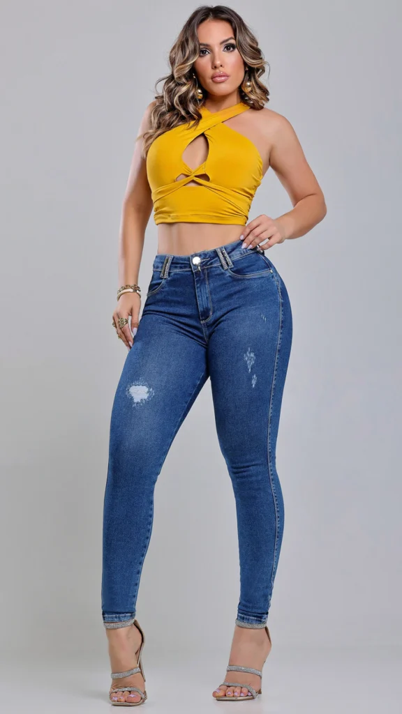 Calça Jeans Cigarrete Belle