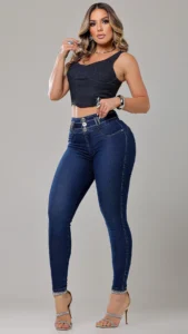 Calca Jeans Cigarrete Belle com Brilho