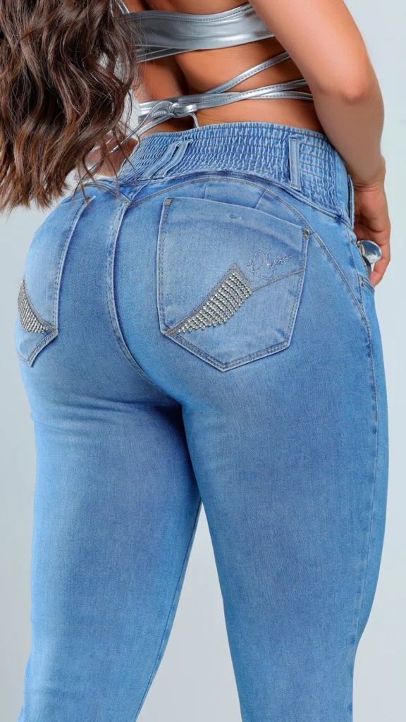 Calca Jeans Modeladora Vibe com Brilho Premium