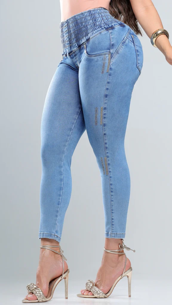 Calca Jeans Cigarrete Belle com Brilho