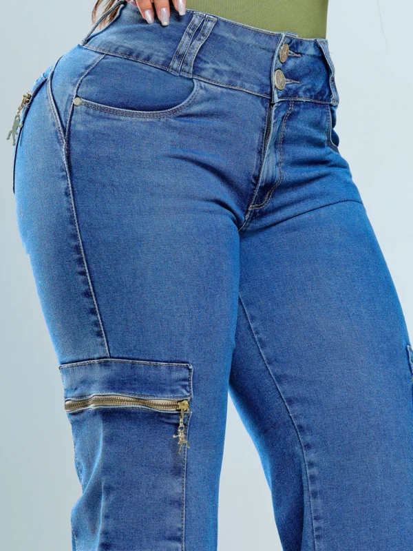 Calca Jeans Cargo Muse Premium