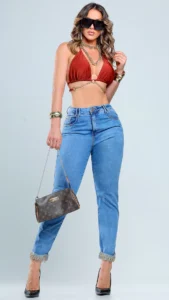 Calca Jeans Mom Soul