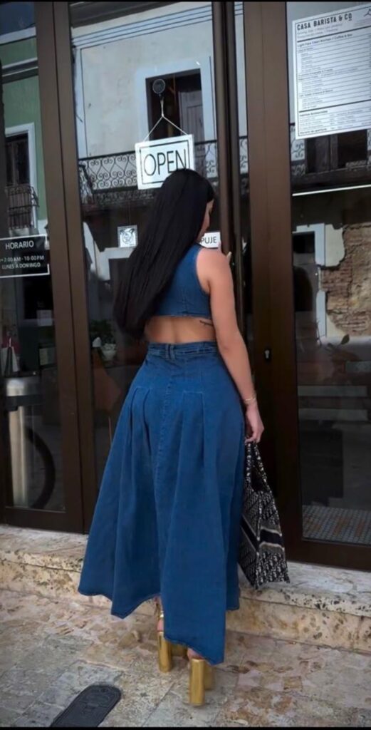 Vestido Jeans Apaixonante