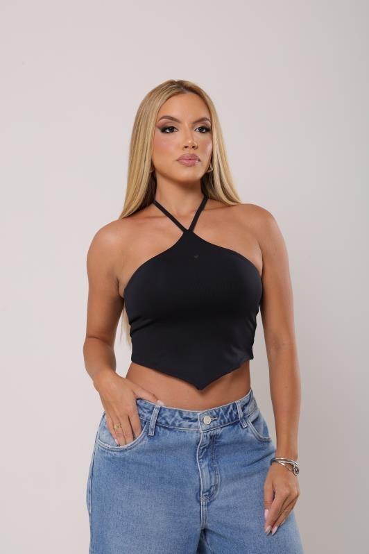 Cropped Frente Única Alça Cruzada Gi