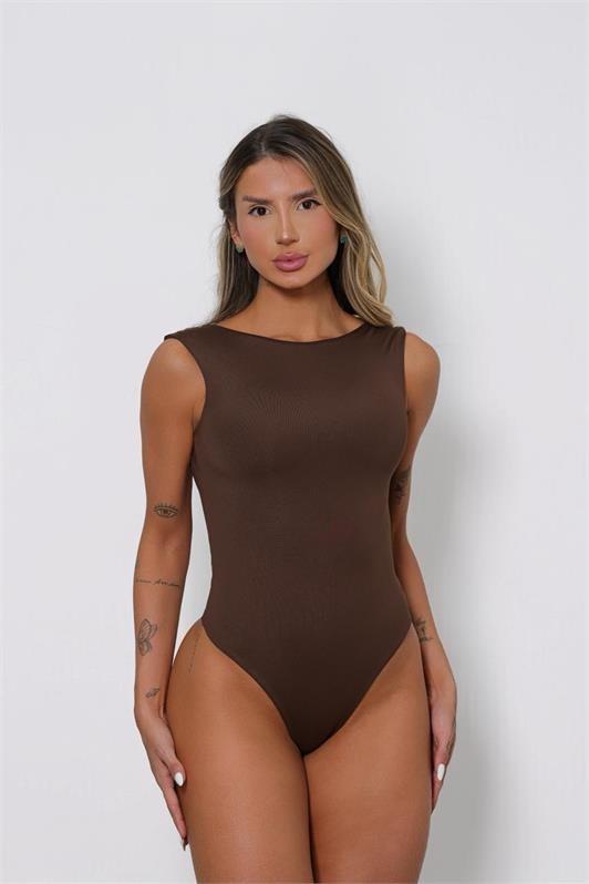 Body Regata Decote Canoa Cavado Meg