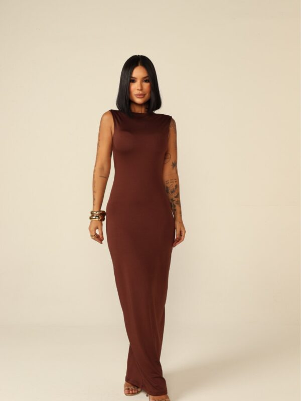 Vestido Longo Costa Nua Elegance
