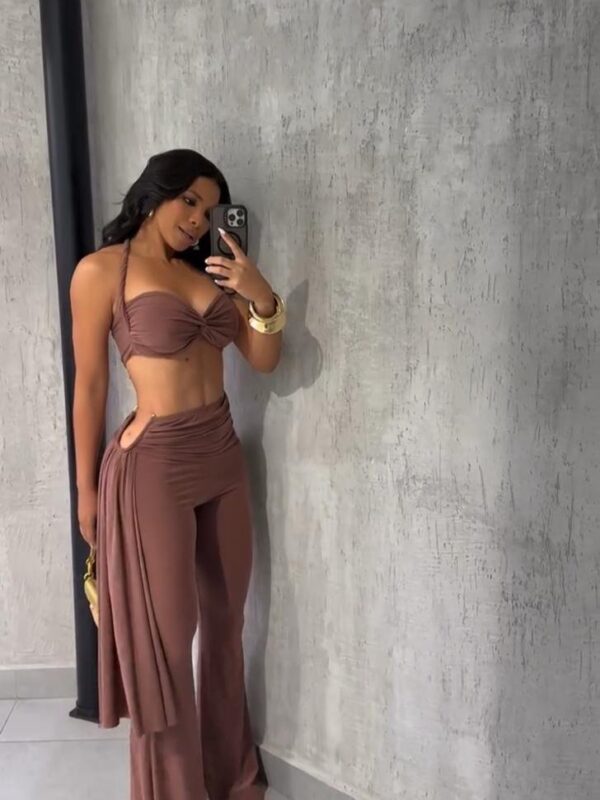 Conjunto Modelador Polli Top com Bojo + Calça | Exclusivo Morena Brazil