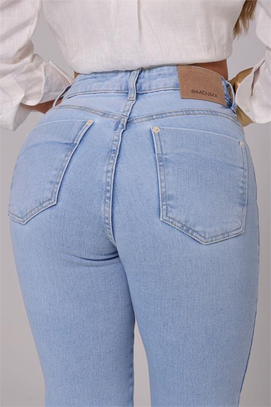 Calca Reta Jeans Classica