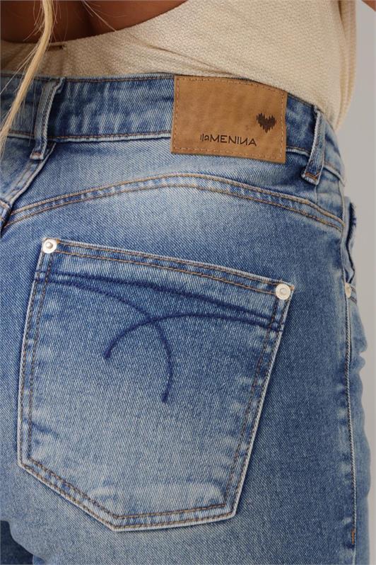 Calca Reta Jeans Premium