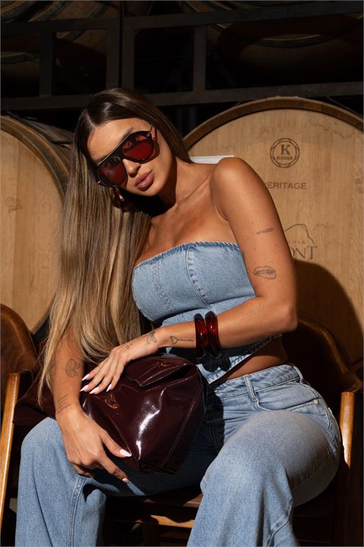 Cropped Jeans Botoes