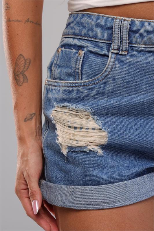 Short Jeans Barra Italiana